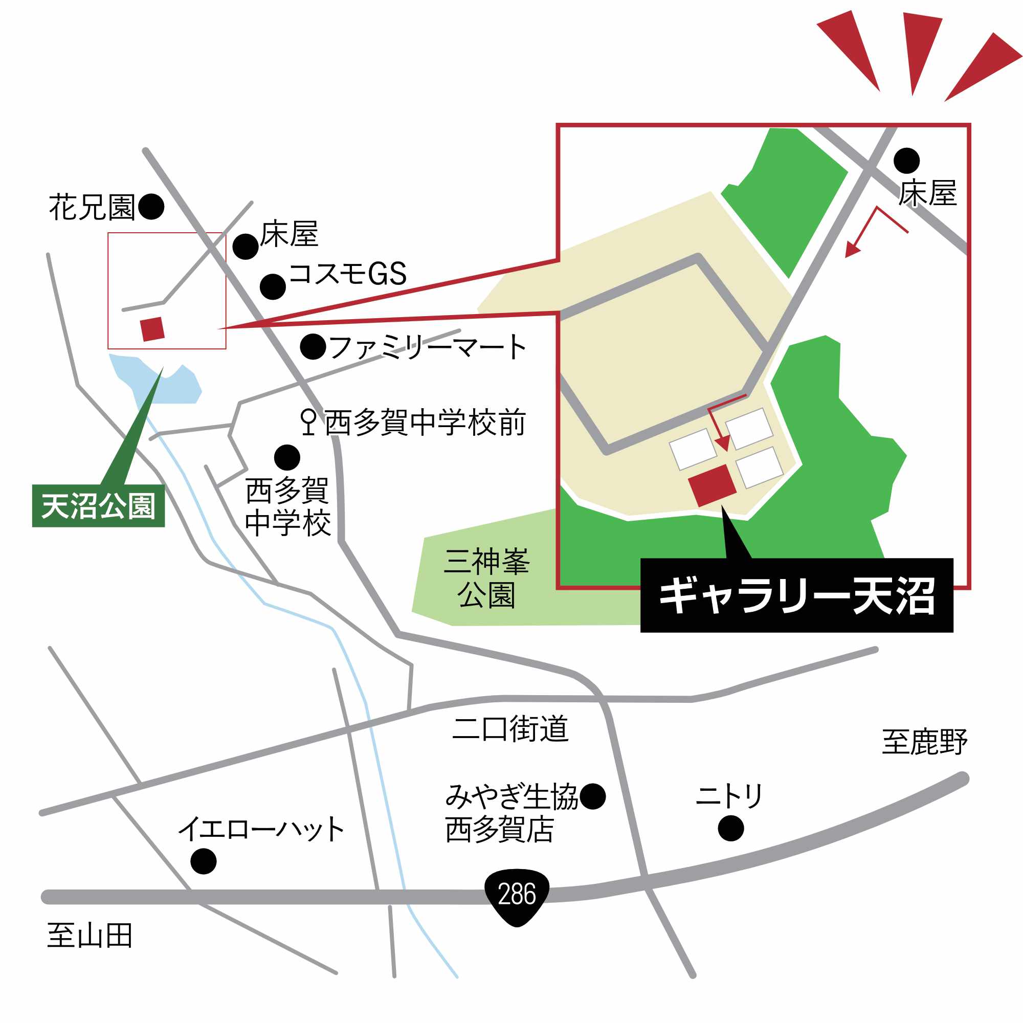 ギャラリー天沼地図